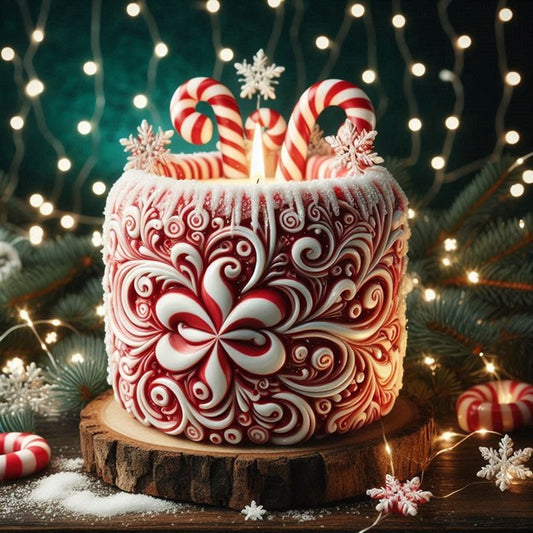 CHRISTMAS COLLECTION-PEPPERMINT SNOWFLAKES