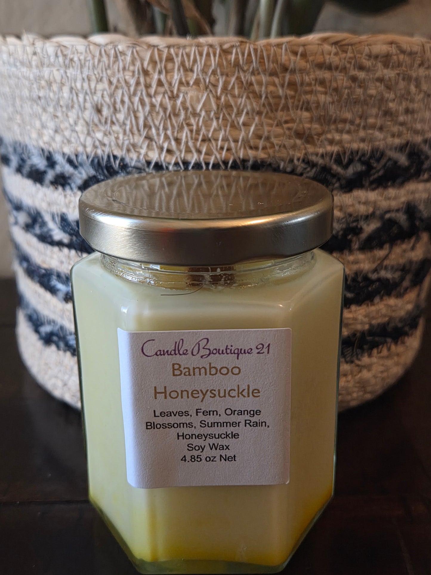 Marbled Hexagon Candles