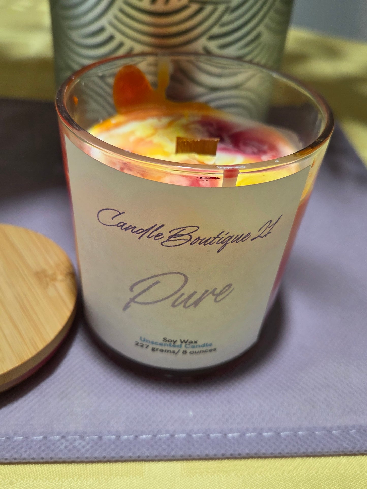 BOUTIQUE CANDLE-PURE (Unscented)