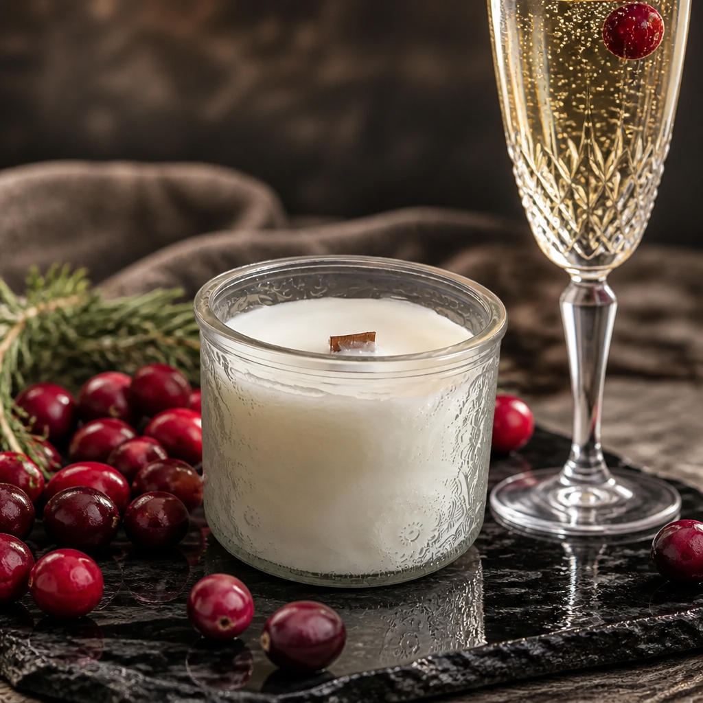 CHRISTMAS COLLECTION-CRANBERRY CHAMPAGNE